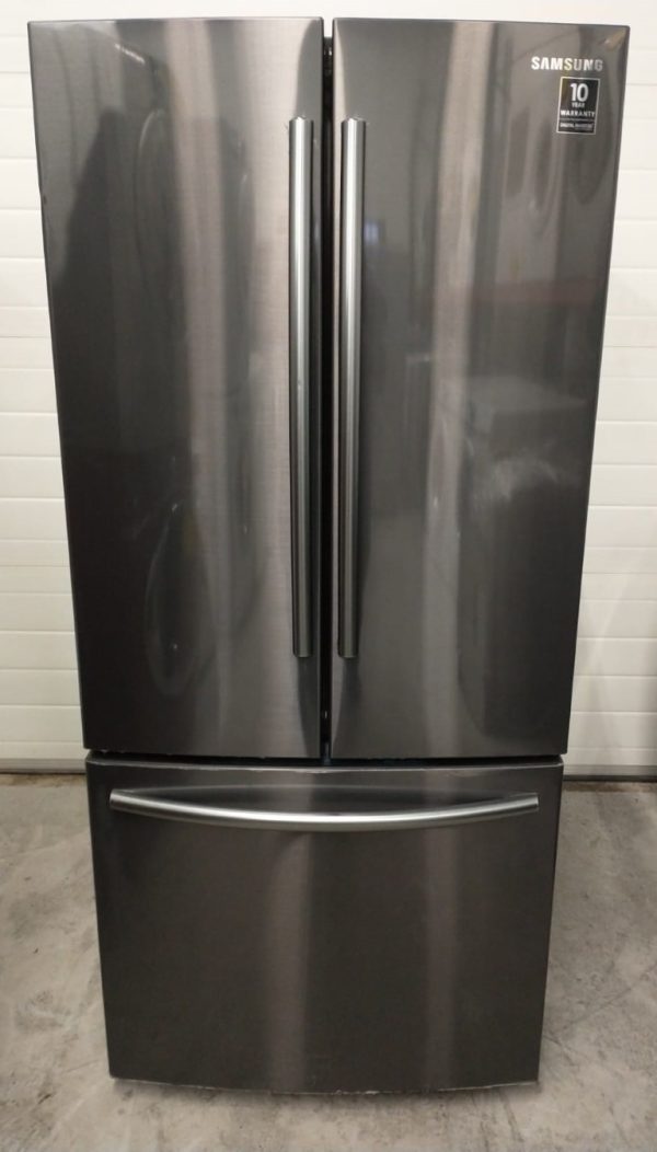New Open Box Refrigerator Samsung Rf220nctasg/aa