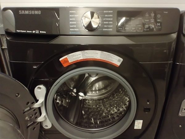 Open Box Samsung Set Washer WF45R6300AV & Dryer DVE45R6300V