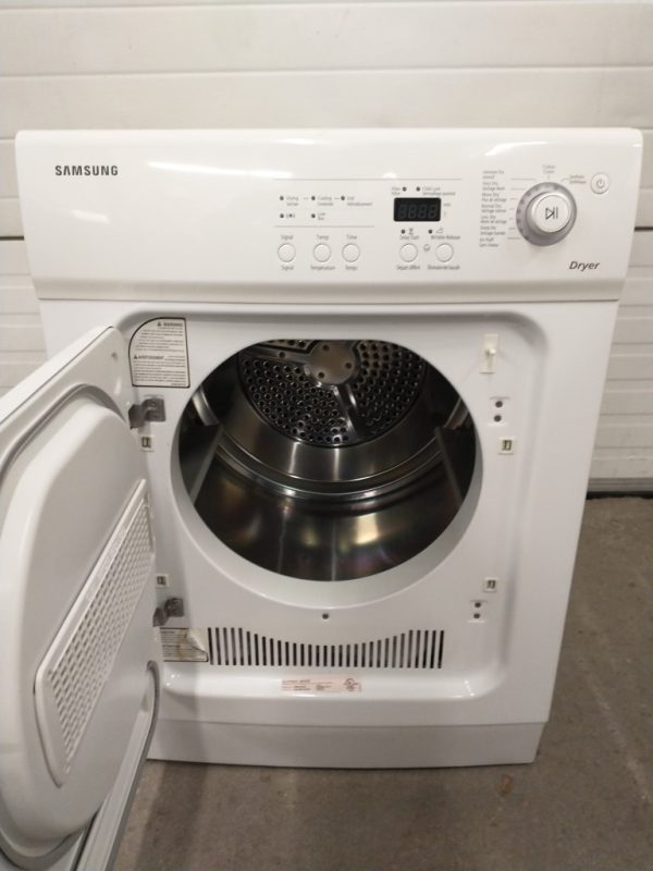 Used Electrical Dryer Samsung Dv665jw/xac Appartment Size