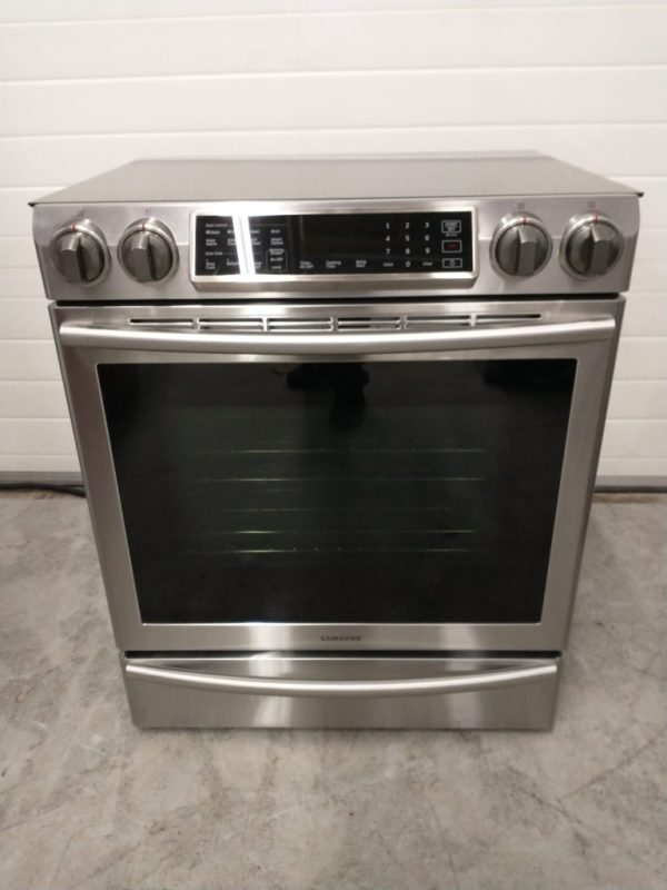 Used Samsung Induction Slide In Stove Ne58k9560ws/ac