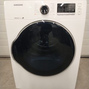 Open Box Samsung Appartment Size Electrical Dryer DV22K6800EW/AC