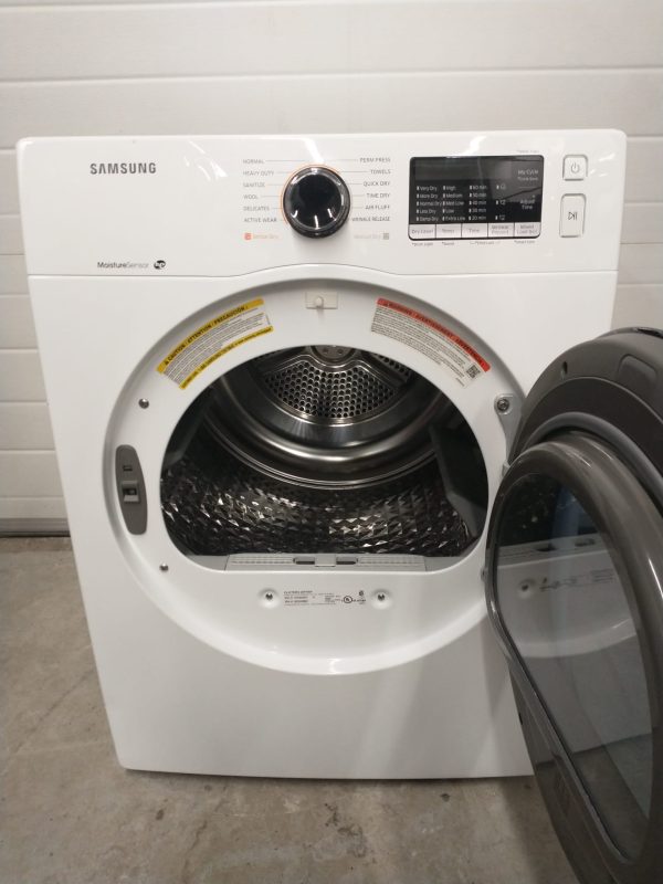 Used Samsung Apartment Size  Electrical Dryer DV22K6800EW/AC