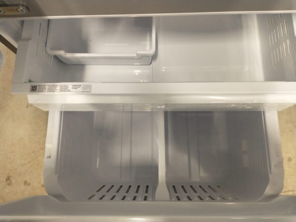 Open Box Floor Model Refrigerator Samsung Rf220nftasr/aa