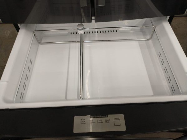 New Open Box Floor Model Refrigerator Samsung Rf25nmidbsg