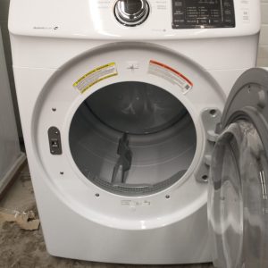 NEW OPEN BOX FLOOR MODEL SET SAMSUNG WASHER WF45M5100AWA5 5.2 CU.FT AND DRYER 4