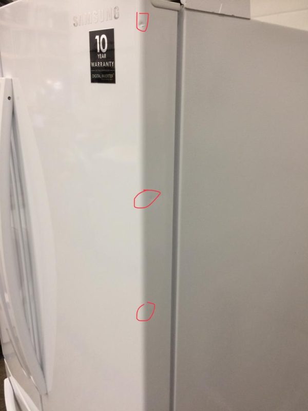 Used Samsung Less Than 1 Year Refrigerator RF220NCTAWW