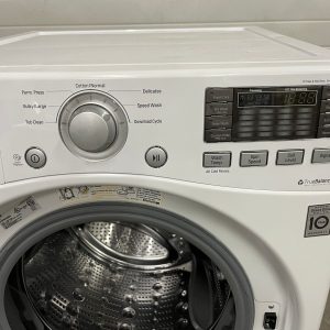 SET LG WASHER WM3170CW 4.2 CU.FT AND DRYER DLE2250W 4