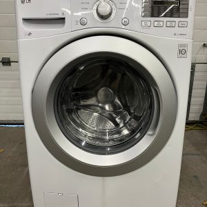 SET LG WASHER WM3170CW 4.2 CU.FT AND DRYER DLE2250W 5