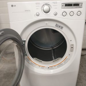 SET LG WASHER WM3170CW 4.2 CU.FT AND DRYER DLE2250W 6