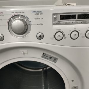 SET LG WASHER WM3170CW 4.2 CU.FT AND DRYER DLE2250W 9