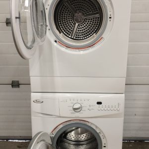 SET WHIRLPOOL APPARTMENT SIZE WASHER WFC7500VW2 AND DRYER YWED7500VW 4