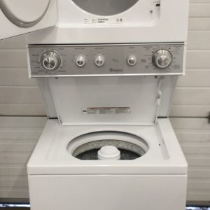 USED LAUNDRY CENTER WHIRLPOOL APPARTMENT SIZE YWET4024EW0 2