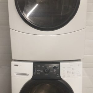 USED SET KENMORE WASHER 110.45862404 DRYER 110 1
