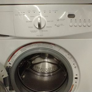 USED SET WHIRLPOOL APPARTMENT SIZE WASHER WFC7500VW2 AND DRYER YWED7500VW 4