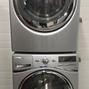 USED SET WHIRLPOOL WASHER WFW94HEXL0 DRYER YWED94HEXL0 2