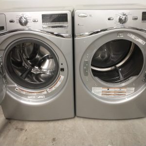 USED SET WHIRLPOOL WASHER WFW94HEXL0 DRYER YWED94HEXL0 6