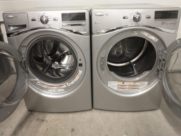 Used Set Whirlpool Washer WFW95HEXL2 & Dryer YWED94HEXL2