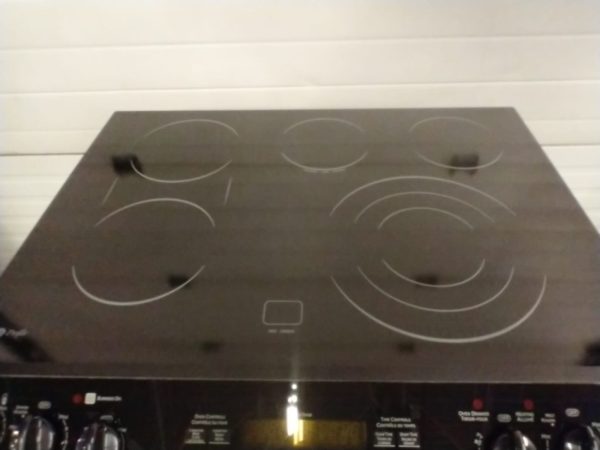 USED ELECTRICAL SLIDE IN STOVE GE PROFILE PCS958DR2BB