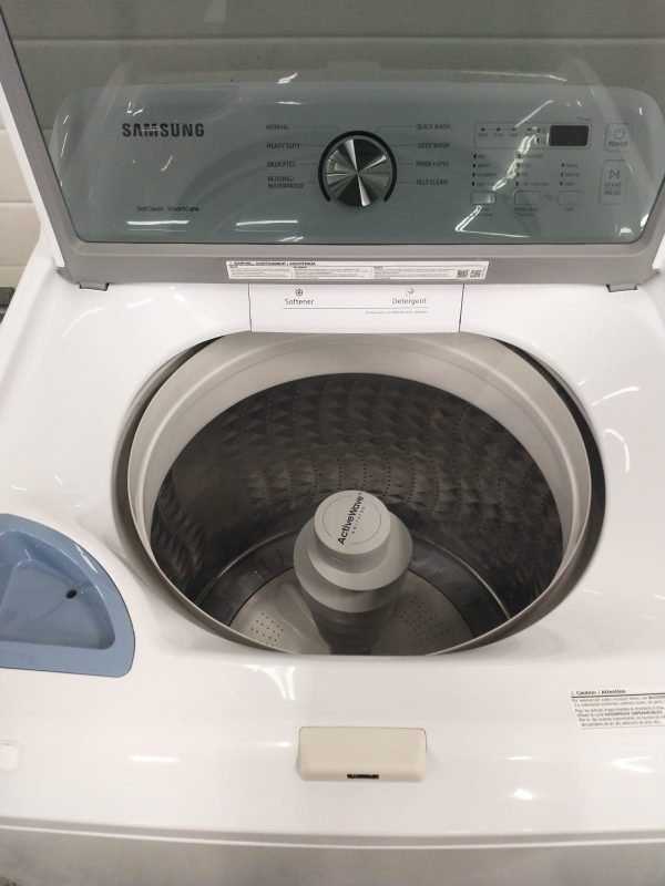 Open Box Floor Model Washing Machine Samsung WA44A3205AW