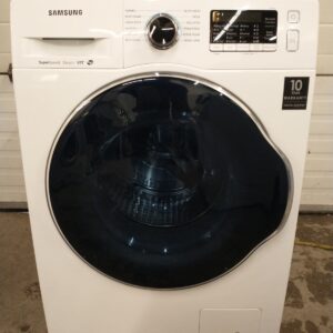 SAMSUNG WASHER LESS THAN 1 YEAR APPARTMENT SIZE WW22K6800AXWA2 3