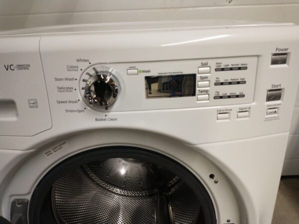 Used Set GE Washer GFWN1100D0WW And Dryer GFMS140ED0WW