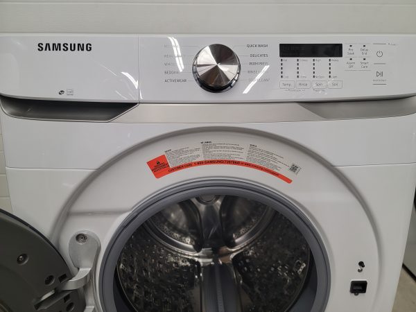 New Open Box Samsung Set Washer Wf45t6000aw & Dryer Dve45t60005w/ac