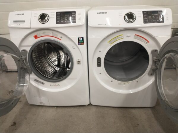 Set Samsung Washing Wf42h5000aw/a2  And Dryer Dv42h5000ew 