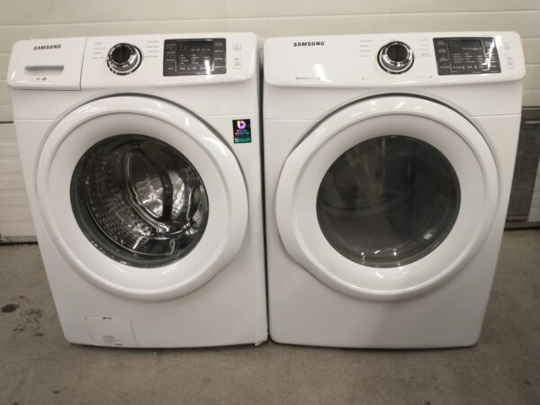 Set Samsung Washing Wf42h5000aw/a2  And Dryer Dv42h5000ew 