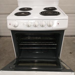 USED ELECTRICAL STOVE GE APPARTMENT SIZE JCAS730M3WW 1