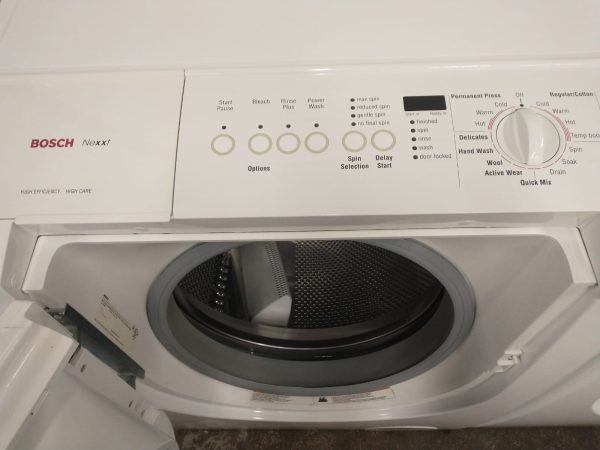 Used Set Bosch Washer Wfmc3200uc & Dryer Wtmc3300cn01