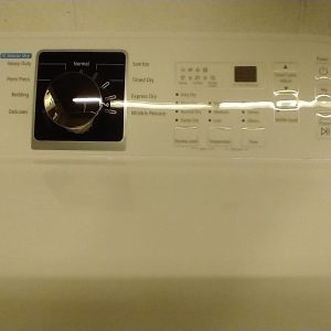 USED SET KENMORE BY SAMSUNG WASHER 592 29212 DRYER 595 69211 4
