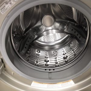 USED SET LG WASHER WM2455HS DRYER DLE5955S 2