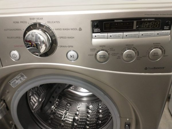 Used Set LG Washer Wm2455hs & Dryer Dle5955s