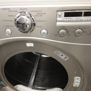 USED SET LG WASHER WM2455HS DRYER DLE5955S 4