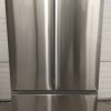 USED REFRIGERATOR SAMSUNG COUNTER DEPTH RF18HFENBSRAA LESS THAN 1 YEAR