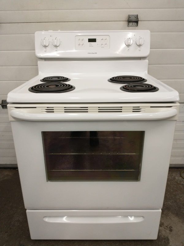 Used Electrical Stove Frigidaire Cfef3016lwh