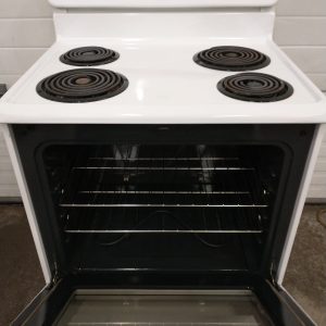 USED ELECTRICAL STOVE FRIGIDAIRE CFEF3016LWH 3