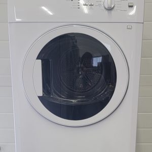 USED SET BLOMBERG APPARTMENT SIZE WASHING MACHINE WM7712NBL01 AND DRYER DV17542 5