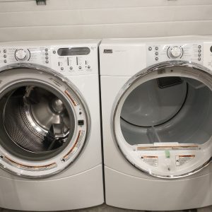 USED SET KENMORE WASHER 110.4709100 DRYER 110 5