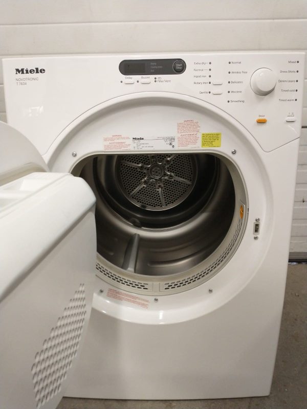 USED ELECTRICAL DRYER MIELE T7631 APPARTMENT SIZE