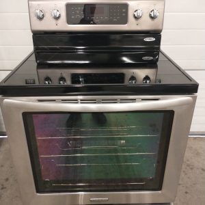 USED ELECTRICAL STOVE KITCHENAID YKERS303BSS1 1