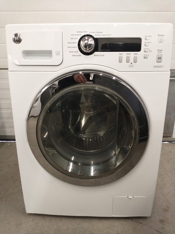 Used Washing Machine GE Appartment Size Wcvh4800k2ww