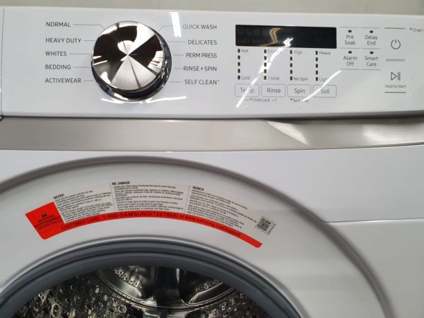 NEW OPEN BOX FLOOR MODEL SAMSUNG WASHER WF45T6000AW/A5