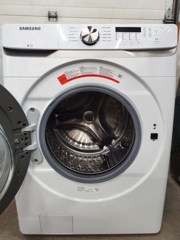 New Open Box Floor Model Samsung Washer Wf45t6000aw/a5