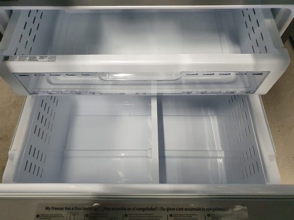 New Open Box Refrigerator Samsung Rf26j7510sr Fingerprint Resistant