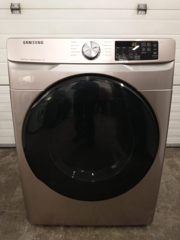 NEW OPEN BOX SAMSUNG SET WASHER WF45R6100AC AND DRYER DVE45T6100C/AC