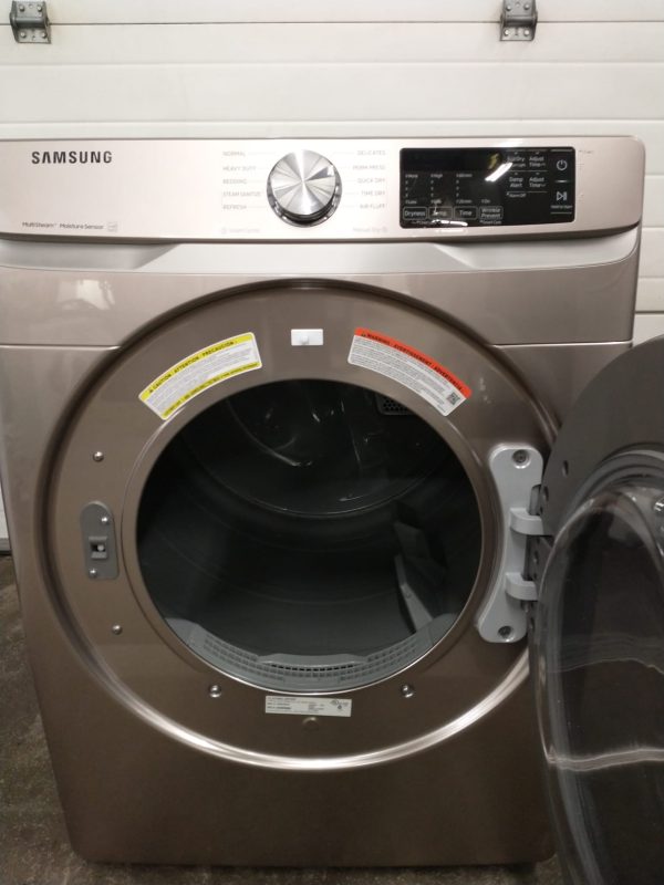 New Open Box Samsung Set Washer Wf45r6100ac And Dryer Dve45t6100c/ac