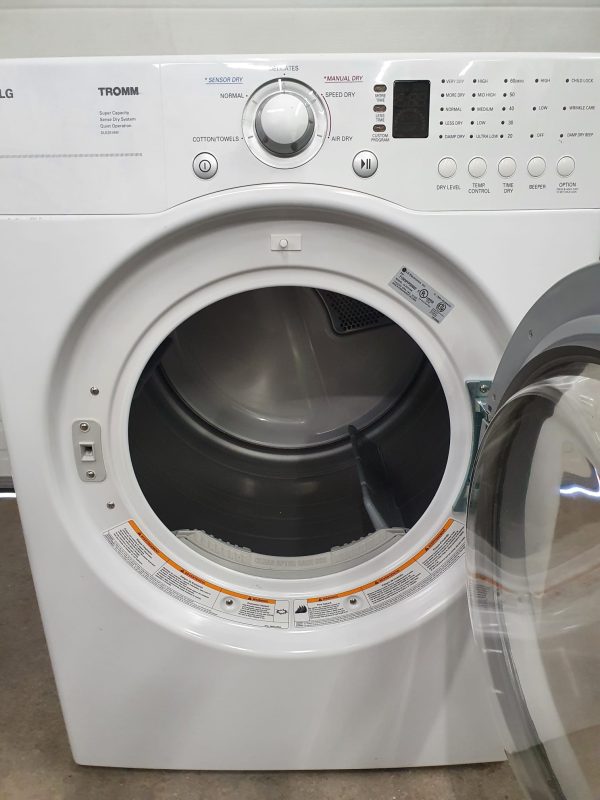 USED LG ELECTRICAL DRYER DLE2516W