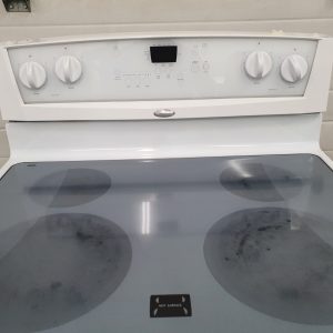 USED ELECTRICAL STOVE WHIRLPOOL WERP4110PQ 30 INCH 4