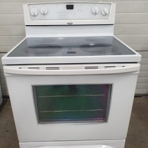 USED ELECTRICAL STOVE WHIRLPOOL WERP4110PQ 30 INCH 5